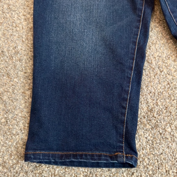 D. JEANS Women’s Stretch M Cropped Capri Jeans High Waist Pants - Picture 12 of 13